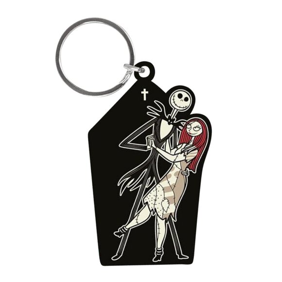 Nightmare Before Christmas Jack Skellington Crossbody Purse with Keychain - Picture 8 of 10